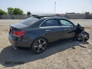 2021 Mercedes-Benz A 220 with VIN W1K3G4EB1MJ308004, listed as a Copart auction lot 59937905 with 43,733 mi miles and Salvage title. Bid and sale history available at DreamBid. Image 3.