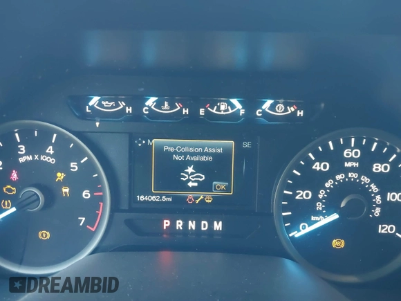 2019 Ford F-150 XL with VIN 1FTEW1CP0KKC77628, listed as a IAAI auction lot 41603947 with 164,062 mi miles and . Bid and sale history available at carsss.com. Image 7.