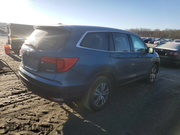 2016 Honda Pilot EX-L with VIN 5FNYF6H71GB101159, listed as a Copart auction lot 42402645 with 99,635 mi miles and Salvage Title. Bid and sale history available at carsss.com. Image 3.