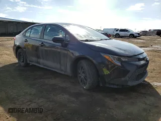 2021 Toyota Corolla LE with VIN 5YFEPMAE1MP236560, listed as a Copart auction lot 45542305 with 69,086 mi miles and Salvage Title. Bid and sale history available at carsss.com. Image 4.