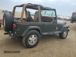 1995 Jeep Wrangler Sahara with VIN 1J4FY49S3SP264977, listed as a Copart auction lot 60938014 with 681 mi miles and Clean Title. Bid and sale history available at carsss.com. Image 3.