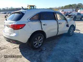 2014 Acura MDX Advance with VIN 5FRYD4H89EB028427, listed as a IAAI auction lot 41215006 with Not Provided miles and . Bid and sale history available at DreamBid. Image 4.