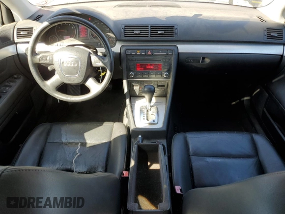 2007 Audi A4 2.0T with VIN WAUAF78E37A039291, listed as a Copart auction lot 47048265 with 120,531 mi miles and Salvage Title. Bid and sale history available at carsss.com. Image 8.