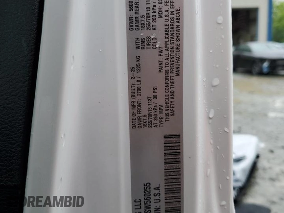2025 Jeep Wrangler Sahara z VIN 1C4PJXEN2SW560255, wystawiony jako Copart lot #58759415 z przebiegiem 1 612 mil mil oraz Czysty tytuł • Clean title. Historia ofert i sprzedaży dostępna na DreamBid. Obrazek 13.