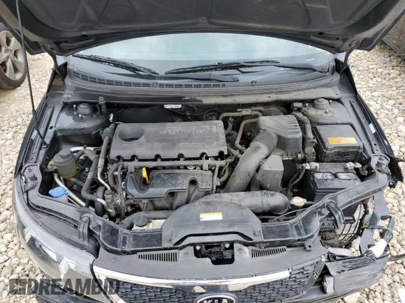 2011 Kia Forte LX with VIN KNAFT4A27B5890346, listed as a Copart auction lot 56483684 with 92,807 mi miles and Salvage Title. Bid and sale history available at carsss.com. Image 12.
