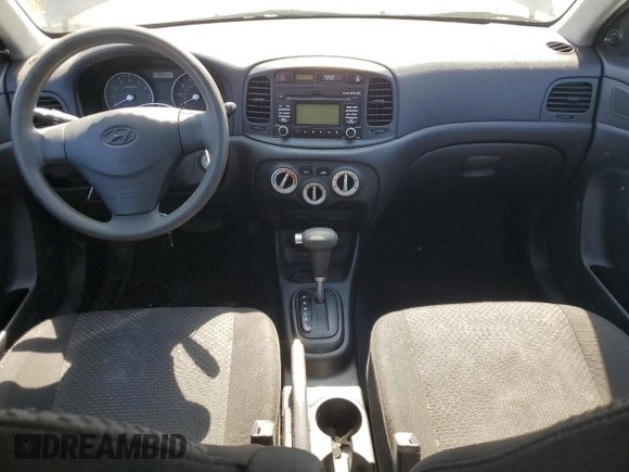 2008 Hyundai Accent GS with VIN KMHCM36C98U102546, listed as a Copart auction lot 52555415 with 159,468 mi miles and Salvage Title. Bid and sale history available at carsss.com. Image 8.
