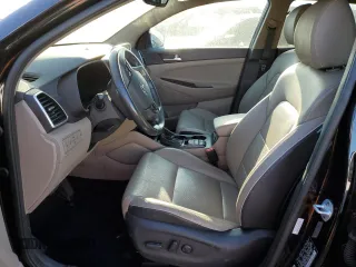 2019 Hyundai Tucson Ultimate with VIN KM8J3CAL0KU932132, listed as a Copart auction lot 42019195 with 57,385 mi miles and Salvage Title. Bid and sale history available at carsss.com. Image 7.