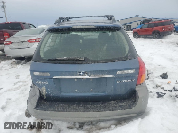 2005 Subaru Legacy Outback z VIN 4S4BP61C057316427, wystawiony jako Copart lot #46159615 z przebiegiem 108 665 mil mil oraz Szkody całkowita. Historia ofert i sprzedaży dostępna na DreamBid. Obrazek 6.