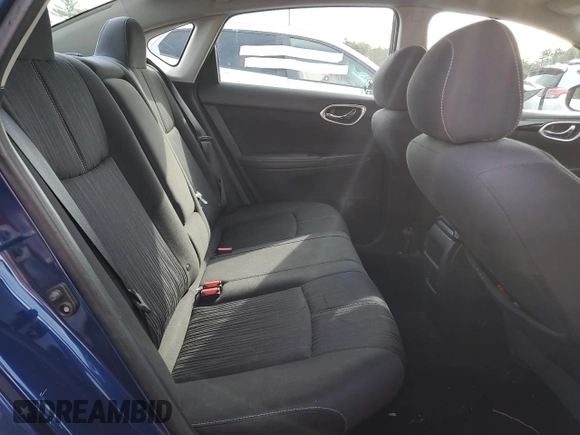 2017 Nissan Sentra SV with VIN 3N1AB7AP6HL668647, listed as a Copart auction lot 49869255 with 93,309 mi miles and Salvage Title. Bid and sale history available at DreamBid. Image 10.