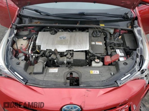 2017 Toyota Prius Two with VIN JTDKARFU0H3533240, listed as a Copart auction lot 53893145 with 66,551 mi miles and Salvage Title. Bid and sale history available at DreamBid. Image 11.
