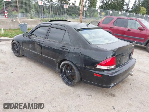 2002 Lexus IS 300 with VIN JTHBD192520053401, listed as a IAAI auction lot 42121818 with 110,536 mi miles. Bid and sale history available at carsss.com. Image 3.