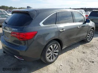 2015 Acura MDX Tech Pkg with VIN 5FRYD3H45FB003260, listed as a IAAI auction lot 41047358 with 161,370 mi miles. Bid and sale history available at carsss.com. Image 4.