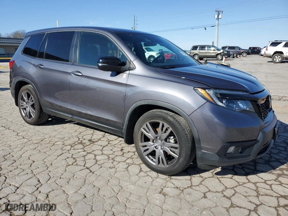 2020 Honda Passport EX-L with VIN 5FNYF7H56LB003193, listed as a Copart auction lot 49187755 with 50500 miles and Salvage Title. Bid and sale history available at carsss.com. Image 4.