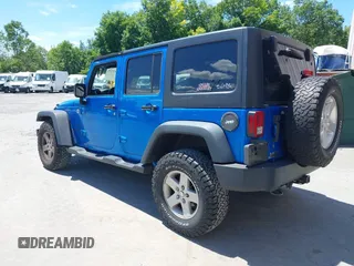 2015 Jeep Wrangler Unlimited Sport with VIN 1C4BJWDG2FL509773, listed as a IAAI auction lot 42753729 with 156,330 mi miles and . Bid and sale history available at DreamBid. Image 3.