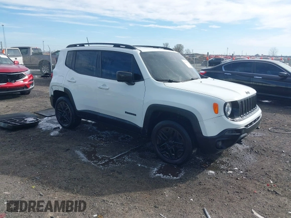 2018 Jeep Renegade Sport z VIN ZACCJBAB6JPH35437, wystawiony jako IAAI lot #41813573 z przebiegiem 171 549 mil mil oraz . Historia ofert i sprzedaży dostępna na DreamBid. Obrazek 1.