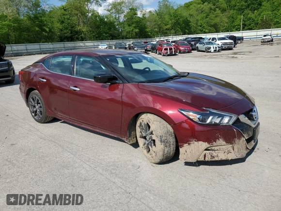 2017 Nissan Maxima S with VIN 1N4AA6AP3HC382590, listed as a Copart auction lot 57394075 with 47,549 mi miles and Salvage title. Bid and sale history available at DreamBid. Image 4.