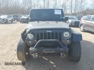 2017 Jeep Wrangler Unlimited Sahara with VIN 1C4BJWEG6HL735431, listed as a IAAI auction lot 41700357 with 100,035 mi miles. Bid and sale history available at carsss.com. Image 12.