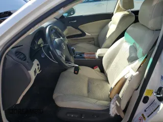 2012 Lexus IS 350 with VIN JTHBE5C26C5030856, listed as a Copart auction lot 42495955 with 129,950 mi miles and Salvage title. Bid and sale history available at DreamBid. Image 7.