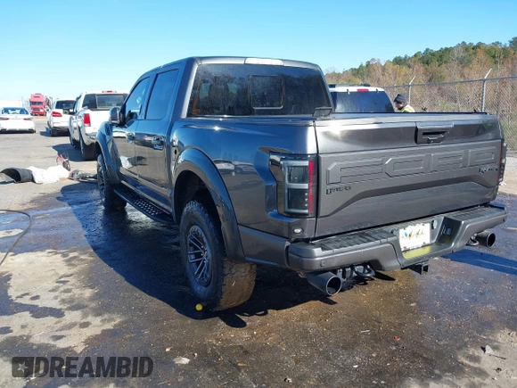 2020 Ford F-150 Raptor with VIN 1FTFW1RG7LFB08650, listed as a IAAI auction lot 40992485 with 102,115 mi miles and . Bid and sale history available at carsss.com. Image 3.