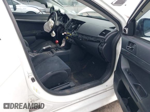 2011 Mitsubishi Lancer Evolution GSR with VIN JA32W8FV9BU045781, listed as a IAAI auction lot 41308314 with 102,840 mi miles. Bid and sale history available at carsss.com. Image 5.
