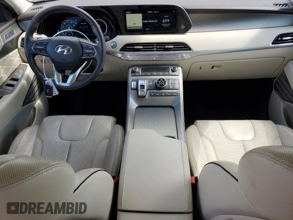 2020 Hyundai Palisade Limited with VIN KM8R5DHE4LU124555, listed as a Copart auction lot 58223205 with 69,385 mi miles and Salvage title. Bid and sale history available at DreamBid. Image 8.
