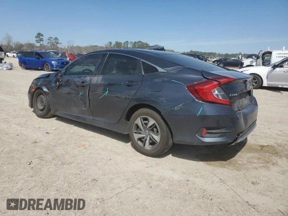 2020 Honda Civic Sedan LX with VIN 2HGFC2F63LH573744, listed as a Copart auction lot 47246025 with 199,081 mi miles and Salvage Title. Bid and sale history available at carsss.com. Image 2.