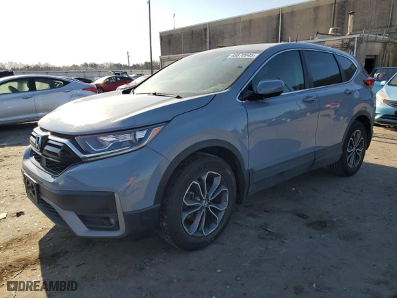 2021 Honda CR-V EX with VIN 5J6RW1H54MA009838, listed as a Copart auction lot 48870945 with 69,334 mi miles and Salvage Title. Bid and sale history available at carsss.com. Image 1.