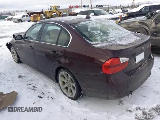 2007 BMW 3 Series 335xi with VIN WBAVD53567A008796, listed as a Copart auction lot 77637554 with 101,713 mi miles and Salvage Title. Bid and sale history available at carsss.com. Image 2.