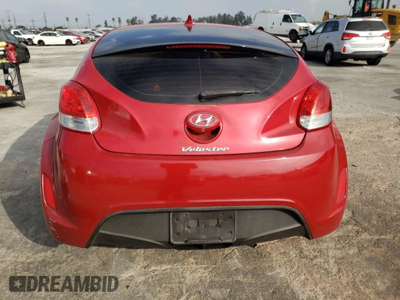 2016 Hyundai Veloster with VIN KMHTC6AD5GU277525, listed as a Copart auction lot 66564993 with 141,248 mi miles. Bid and sale history available at carsss.com. Image 6.