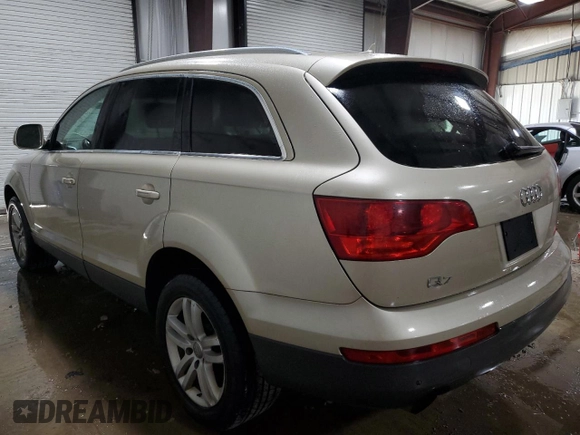 2008 Audi Q7 Premium z VIN WA1BY74L78D022039, wystawiony jako Copart lot #61649905 z przebiegiem 192 550 mil mil oraz Szkoda całkowita • Salvage title. Historia ofert i sprzedaży dostępna na DreamBid. Obrazek 2.