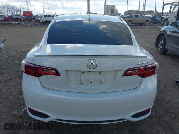 2017 Acura ILX w/Premium/A-SPEC Pkg with VIN 19UDE2F87HA011841, listed as a IAAI auction lot 41693781 with 120,000 mi miles. Bid and sale history available at carsss.com. Image 16.