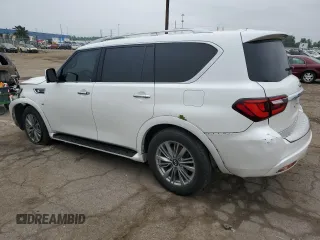 2018 Infiniti QX80 with VIN JN8AZ2NFXJ9663645, listed as a Copart auction lot 64206854 with 91,809 mi miles and Clean Title. Bid and sale history available at carsss.com. Image 2.