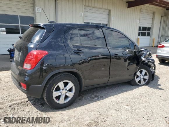2020 Chevrolet Trax LS with VIN 3GNCJKSB3LL119230, listed as a Copart auction lot 53852445 with 186,619 mi miles and Salvage title. Bid and sale history available at DreamBid. Image 3.