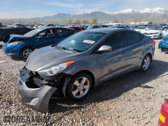 2013 Hyundai Elantra Limited z VIN 5NPDH4AE7DH444819, wystawiony jako Copart lot #53294505 z przebiegiem 117 342 mil mil oraz Szkoda całkowita • Salvage title. Historia ofert i sprzedaży dostępna na DreamBid. Obrazek 1.