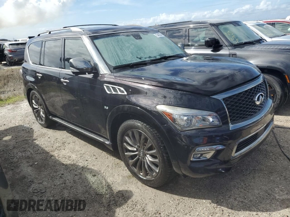 2015 Infiniti QX80 with VIN JN8AZ2NE5F9087347, listed as a Copart auction lot 75463544 with 174,302 mi miles and Non Repairable. Bid and sale history available at carsss.com. Image 4.