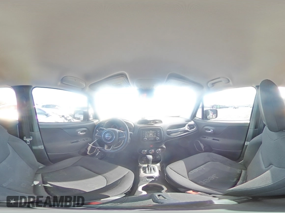 2017 Jeep Renegade Latitude with VIN ZACCJBBB7HPG57002, listed as a Copart auction lot 58260455 with 117,053 mi miles and Salvage title. Bid and sale history available at DreamBid. Image 14.