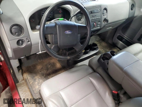 2007 Ford F-150 STX with VIN 1FTRX14W17FB23336, listed as a Copart auction lot 49495325 with 40,996 mi miles and Salvage title. Bid and sale history available at DreamBid. Image 8.