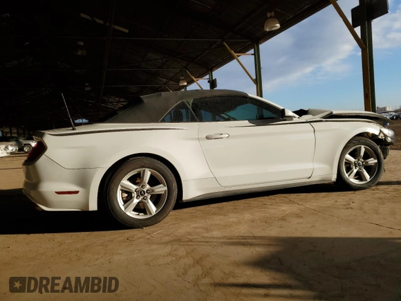 2017 Ford Mustang V6 with VIN 1FATP8EM3H5324003, listed as a Copart auction lot 42846975 with 109,492 mi miles and Clean Title. Bid and sale history available at carsss.com. Image 3.