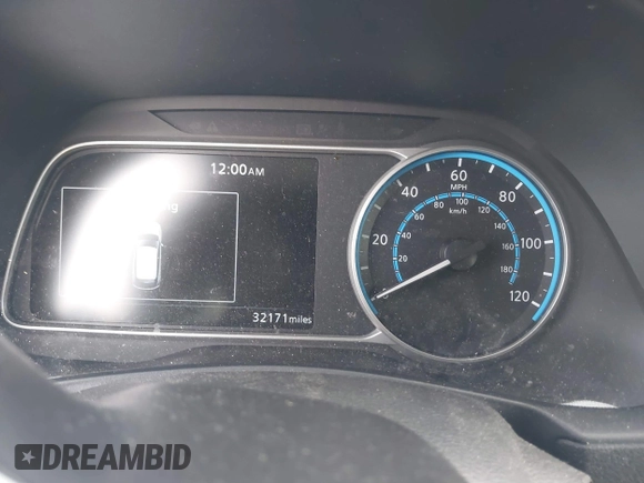 2022 Nissan LEAF S with VIN 1N4AZ1BV3NC554735, listed as a IAAI auction lot 41520034 with 32,171 mi miles and . Bid and sale history available at DreamBid. Image 7.