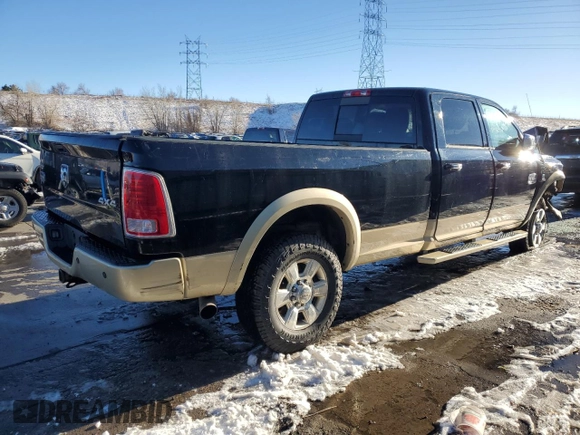 2015 Ram 2500 Laramie Longhorn with VIN 3C6UR5LL1FG520438, listed as a Copart auction lot 87127664 with 100,422 mi miles and Clean title. Bid and sale history available at DreamBid. Image 3.