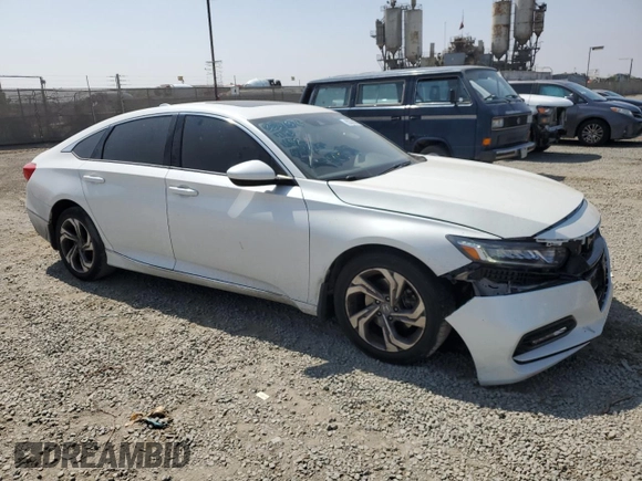 2018 Honda Accord EX-L with VIN 1HGCV2F57JA020319, listed as a Copart auction lot 62361145 with 84,931 mi miles and Salvage title. Bid and sale history available at DreamBid. Image 4.