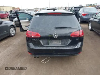 2015 Volkswagen Golf SportWagen TDI SE with VIN 3VWCA7AU1FM506802, listed as a IAAI auction lot 40674000 with 61,131 mi miles. Bid and sale history available at carsss.com. Image 16.