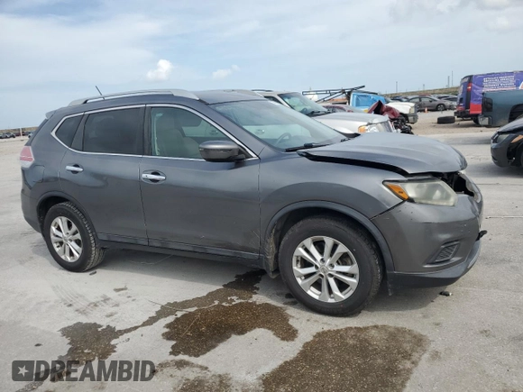 2016 Nissan Rogue S with VIN 5N1AT2MNXGC824329, listed as a Copart auction lot 54389435 with 120,464 mi miles and Salvage Title. Bid and sale history available at DreamBid. Image 4.