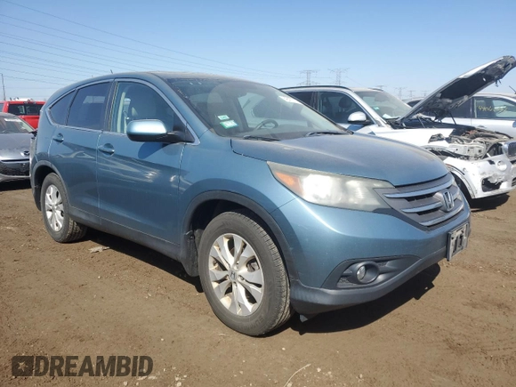 2013 Honda CR-V EX with VIN 5J6RM4H58DL043499, listed as a Copart auction lot 48477115 with 122,715 mi miles and Salvage Title. Bid and sale history available at carsss.com. Image 4.