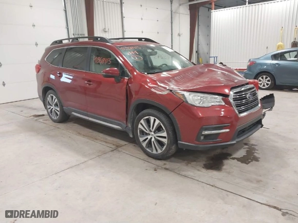 2019 Subaru Ascent Limited with VIN 4S4WMAPD4K3428809, listed as a IAAI auction lot 41358413 with 96,598 mi miles. Bid and sale history available at carsss.com. Image 1.