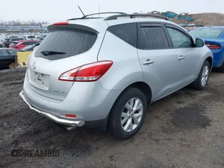 2012 Nissan Murano LE with VIN JN8AZ1MW6CW210302, listed as a IAAI auction lot 41843699 with 125,787 mi miles and . Bid and sale history available at carsss.com. Image 4.