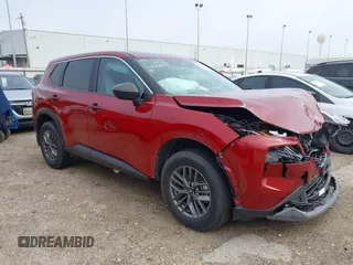 2023 Nissan Rogue S with VIN 5N1BT3AAXPC809941, listed as a IAAI auction lot 41145472 with 54,095 mi miles and . Bid and sale history available at DreamBid. Image 1.