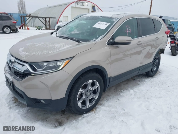 2019 Honda CR-V EX with VIN 5J6RW2H57KL019707, listed as a IAAI auction lot 41460741 with 32,579 mi miles. Bid and sale history available at carsss.com. Image 18.