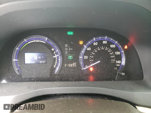 2010 Lexus HS 250h with VIN JTHBB1BA0A2034488, listed as a Copart auction lot 41578945 with 213,895 mi miles and Salvage Title. Bid and sale history available at DreamBid. Image 9.