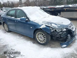2008 Saab 9-3 with VIN YS3FB49Y181101910, listed as a IAAI auction lot 41564445 with 238,807 mi miles. Bid and sale history available at carsss.com. Image 1.